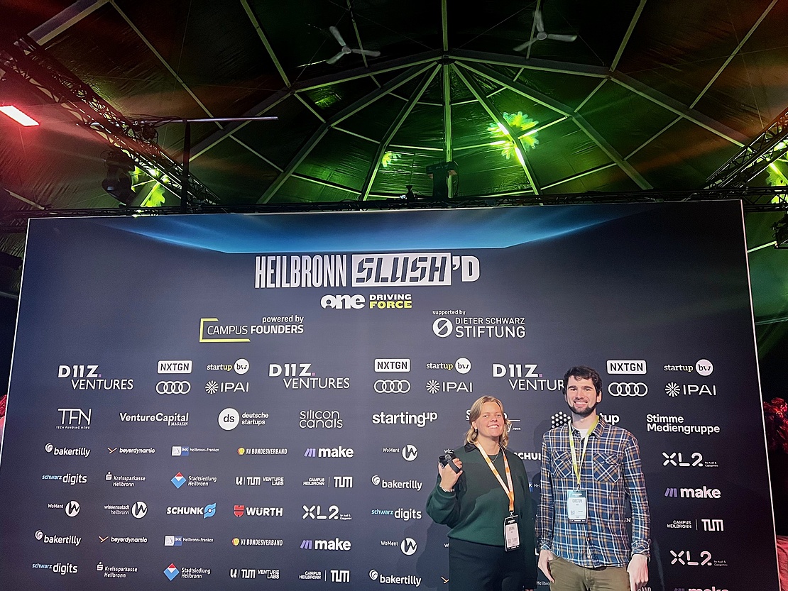 Johanna Kreßel at Heilbronn Slush'D. Photo courtesy of Johanna Kreßel